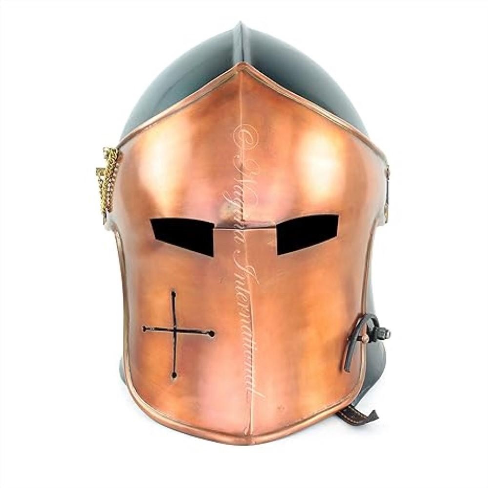 Warrior Choice Steel Armour Medieval Barbuta Helmet Battle Larp Reenactment Gift