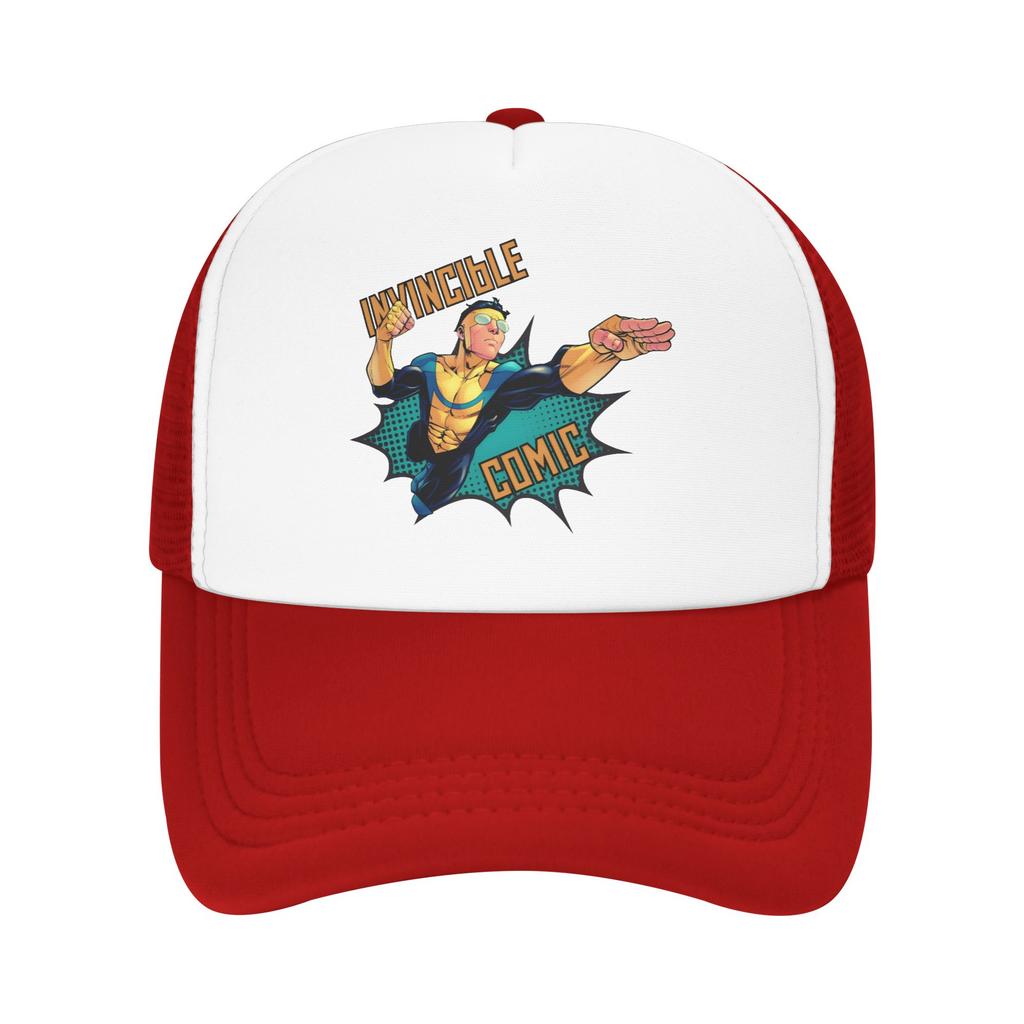 Invincibles Mark Grayson Vintage Comic Punch Casual Baseball Cap Summer Breathable Outdoor Gym Hats Unisex Vintage Baseball Caps