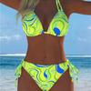 Maillot de bain bikini européen et américain 1011 nouveau maillot de bain deux pièces femme explosion Xiyin temu