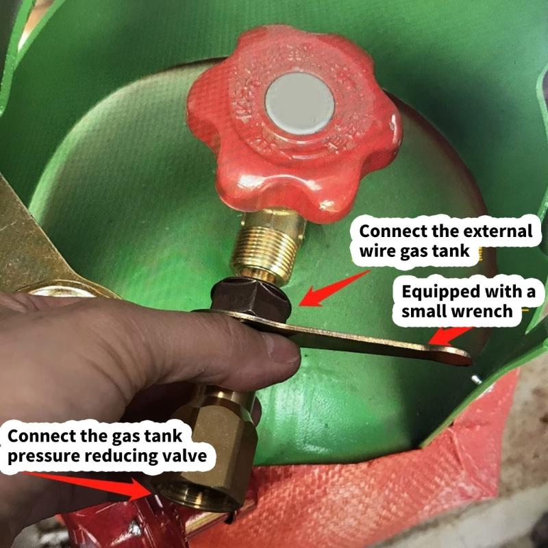 High Efficiency Regulator Converter Universal Gas Cylinders Converter for Camp Stove Lanterns And Hiking Equipment