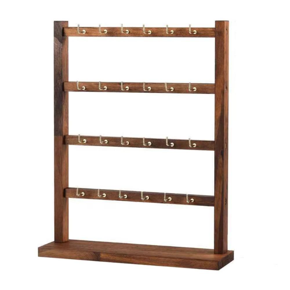 Stabilní konstrukce Stojan na šperky s háčkem Organizér na náramky a náhrdelníky Organizace náušnic