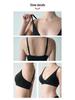Seamless Deep V Wire-Free Triangle Bralette - Ultra-Thin Double-Layer