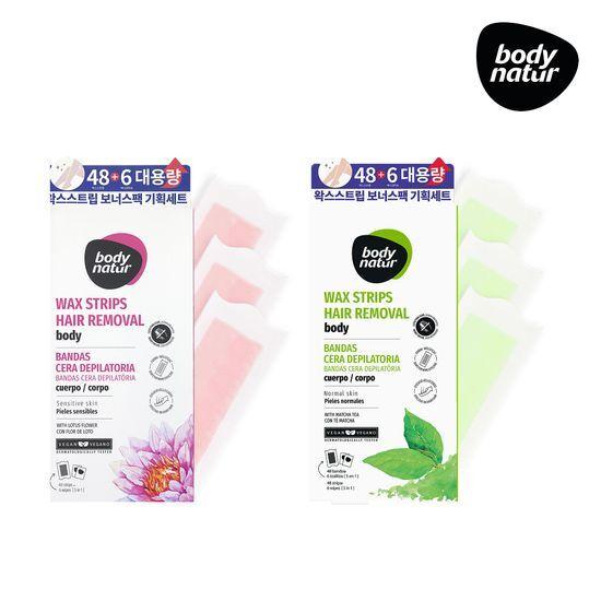 Choose 1 of 2 Bodynatur Wax Strip Bonus Packs