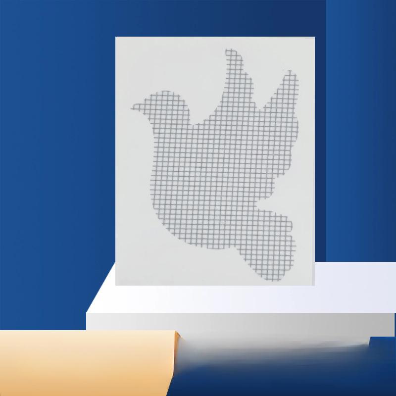 Samoprzylepna kreskówkowa siatka do naprawy okien i drzwi, domowa naklejka na siatkę moskitierową do uszczelniania dziur