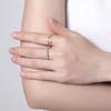 Multifuntional Beaded Rings Adjustable Opening Finger Rings Copper Texture Suitable for Daily and Various Occasion