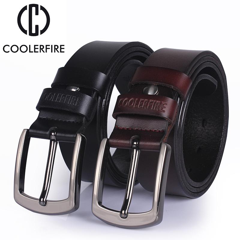Buy Men Genuine Leather Belt Luxury Designer Men Belts Cowskin Fashion ...