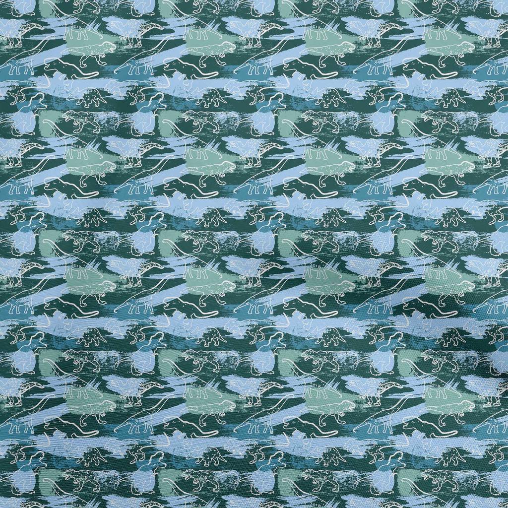 oneOone Cotton Flex Blue Fabric Abstracts Quilting Supplies Print Sewing Fabric By The Yard 40 Inch