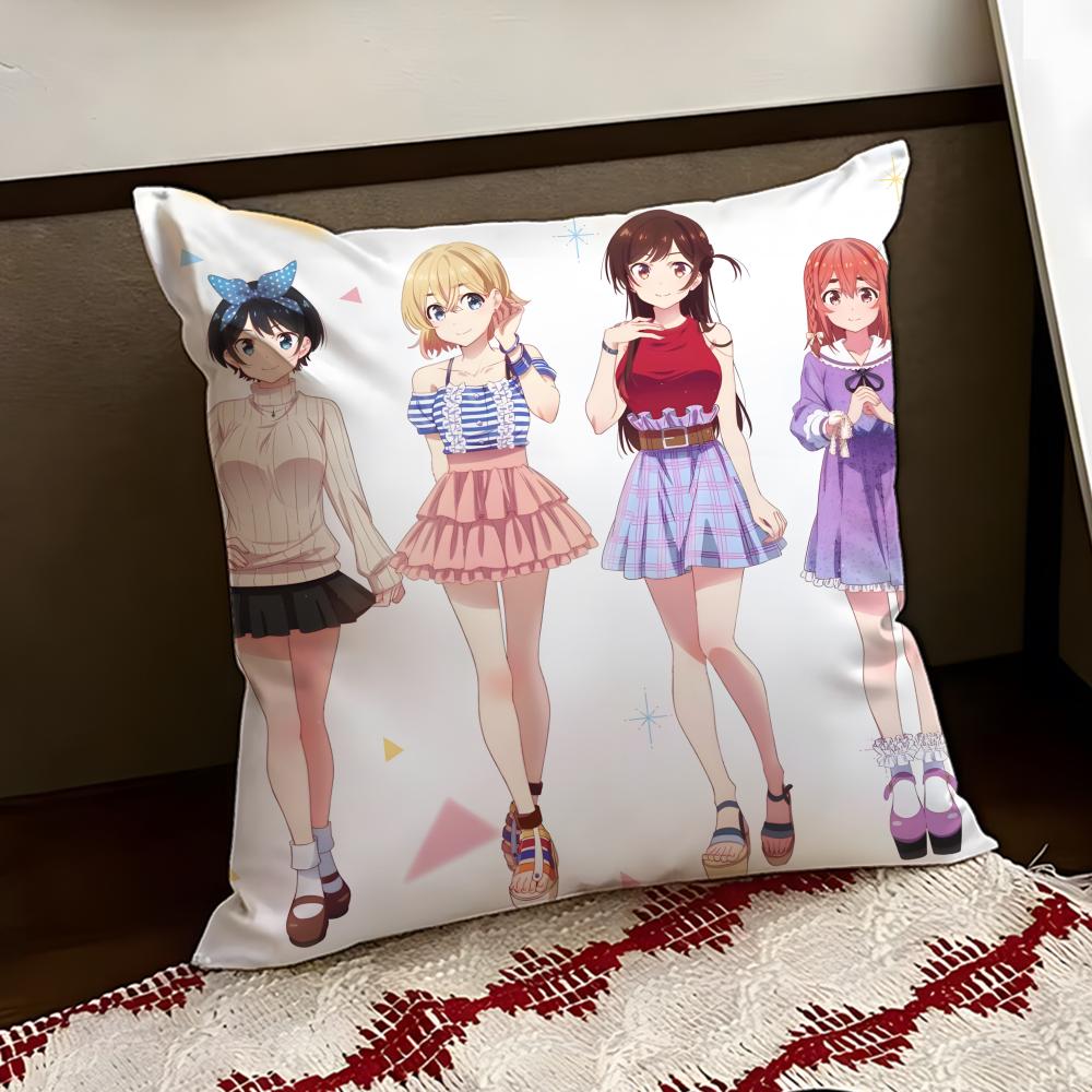 OOkarishimasu Anime Cushion Cover Reversible Soft Durable Pillow Cover Home  Car MultiScene Use for Daily Comfort