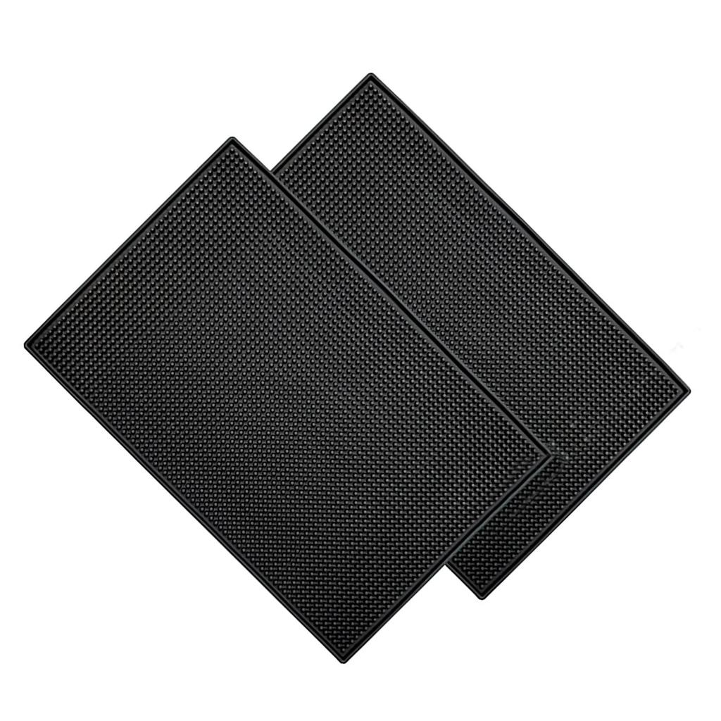 Barová podložka PVC Tepelná izolace Odvodňovací podložka Černá Podložka na barový pult proti rozlití pro Bar Kuchyň Restauraci