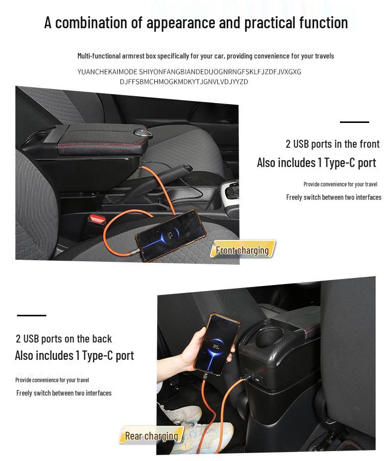 Geely New King Kong Armrest Box for 2014-2016 SC6 Central Modification