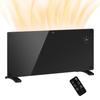 2000W Convection Heater, Adjustable Temperature with Remote Control, 24-Hour and Weekly Timer, Black
