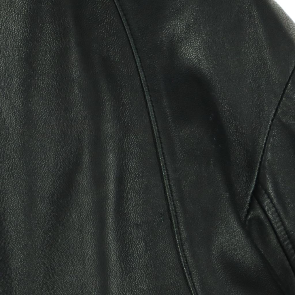 Audience Long sleeve leather Single riders jacket 2 black Sheep leather Men's Used