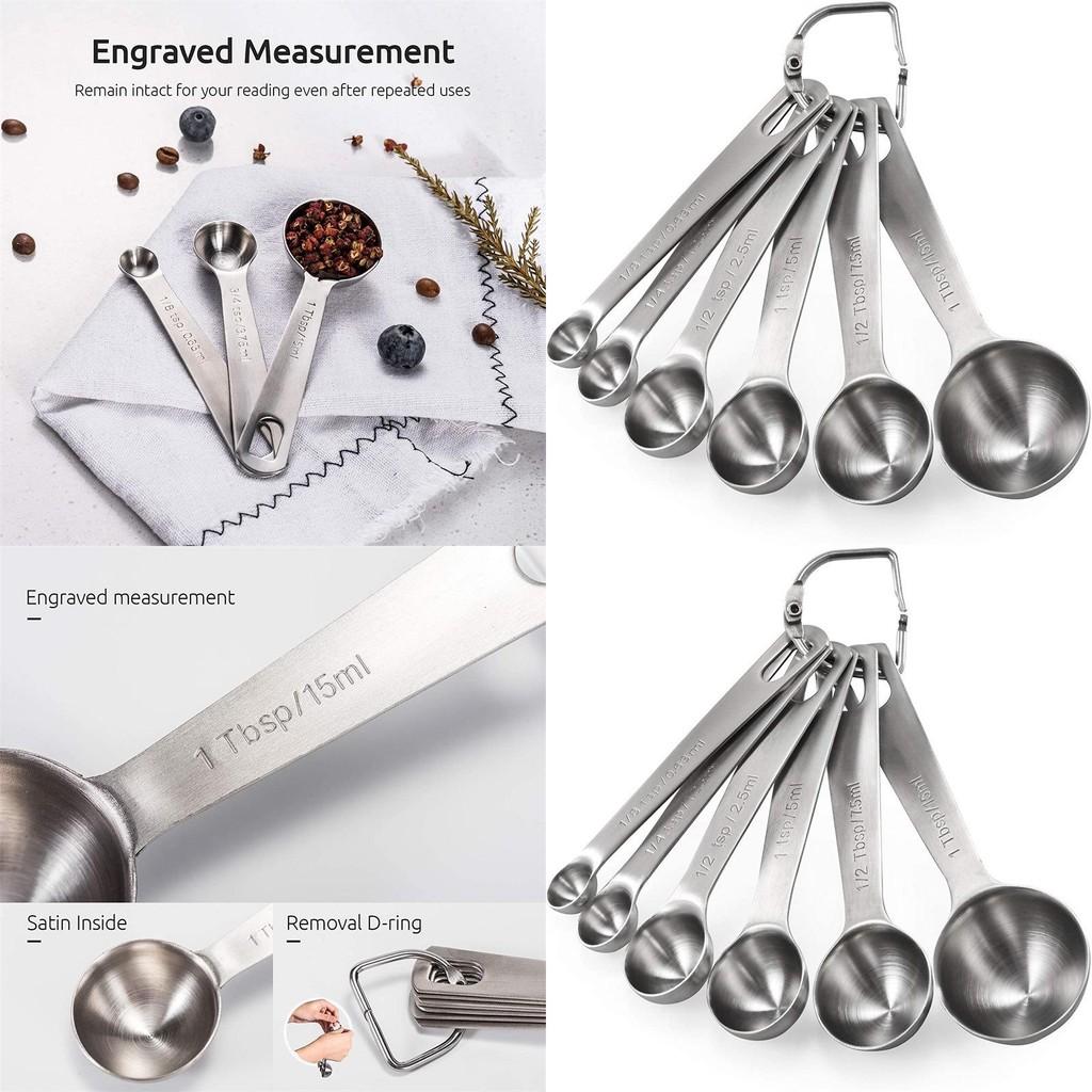 High Quality Stainless Steel Measuring Spoons With Gradation Ideal For Baking And Cooking