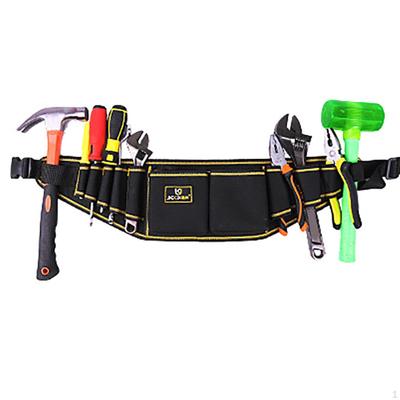 Carpenter Tool Belt Bag with Multiple Pockets Professional Maintenance Organization Heavy Duty Waist