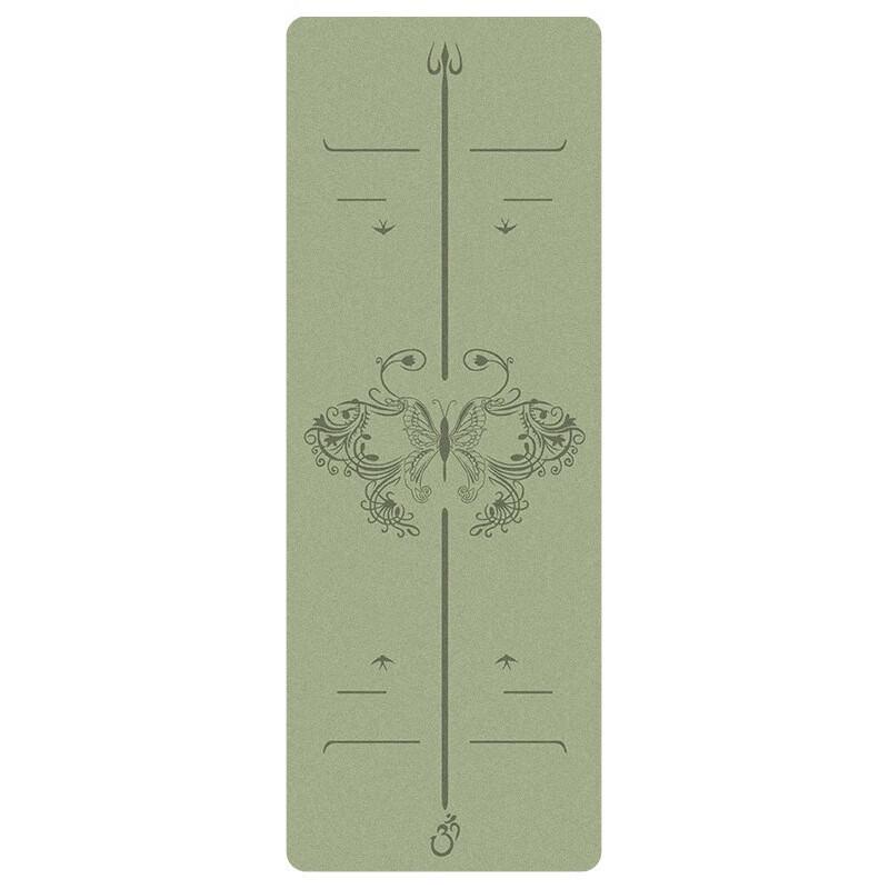 WEZHO Non-Slip Yoga Mat with Pose Lines