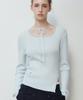 TMAKER Strap Square Neck Knit Sk