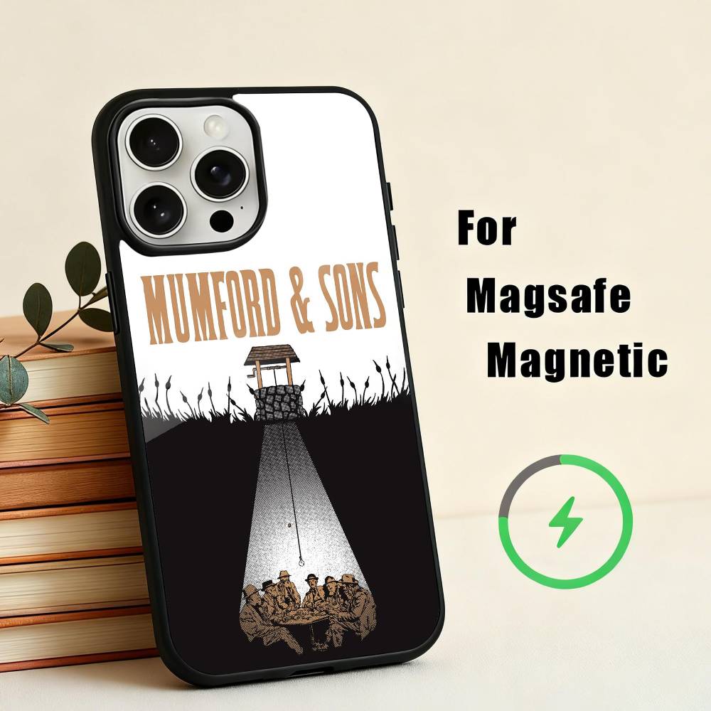 Heartfelt B-Band M-Mumford & Sons  Phone Case For iPhone 17,16,15,14,13,12,Plus,Pro,Max for Magsafe Magnetic Wireless Charging