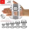 Hollow Anal Plug Transparent Peeping Anal Dilator Vestibular Pull Beads Anal Plug Out Leakage Prevention Liquid Adult Erotic Products