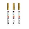 3Pcs Monument Paint Pen Sunproof Waterproof Stone Marker Pen For Writing Coloring On Tombstones Gravestone Restoration