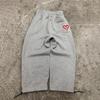 Pantaloni da Jogging a Vita Doppia Y2K Motivo Ricamato Carte da Poker Pantaloni Cadenti Uomo Donna Goth Hip Hop Streetwear Unisex Pantaloni da Tuta Larghi