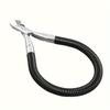 Stainless Steel Cuticle Nippers with Spring-Loaded Grip - Odorless Manicure Tool for Precise Dead Skin Removal, Sharp Trimming Edge