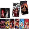 For Apple iPhone 16 15 14 Plus 13 12 Mini 17 Pro Max + 16E Air 16+ ProMax Phone Cover Case Shanks Red Hair ONE PIECE Luffy