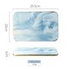 Nordic Marble Cutting Board Dinner Plates Ceramic Tray Golden Plate Set and Dishes Kitchen,Dining & Bar