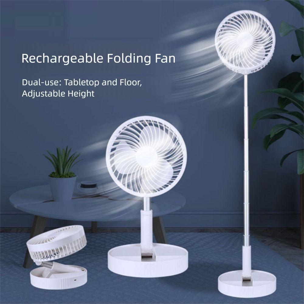 24H Long Battery Life Telescopic Electric Fan Air Conditioner Cooling Fan  For Office Bedroom