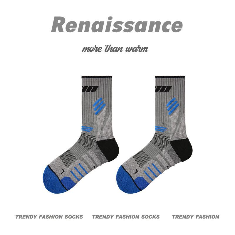 Ladies Spring and Autumn Professional Towel Base Running Jump Rope Sweat Absorbing Breathable Sports Socks