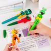 Lustiger Box-Kugelschreiber Cartoon Stressabbau Schreibwerkzeug für Kinder Schreibwaren Geschenk Halloween Weihnachtsfeier Mitgebsel