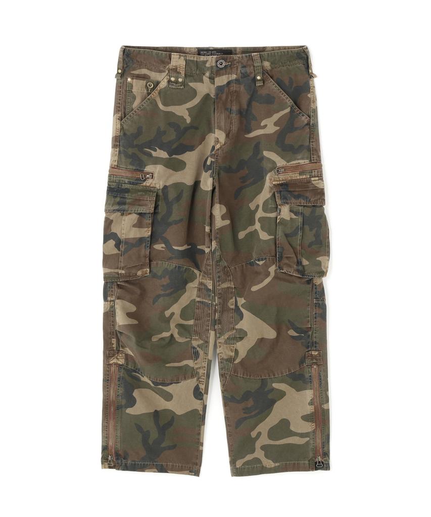 AVIREX PIGMENT TAPING CARGO PANTS Men's Size S 384 Camo 783-6910022