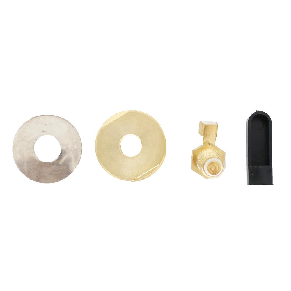 NMO Antenna Mount Repair Kit Complete 3/8 Hole Mount Coaxial Connector Crimp/Solder for Cable RG58