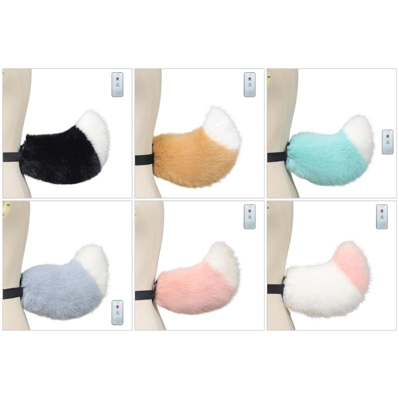 Voice Activated Lamb Tail Soft Plush Sound Responsive Role Play Props For Kids adults Parties Costumes Educational Operations