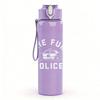1PC The Thin Blue Line Police Minimalist Print 750ml Portable Sports Water Bottle Leakproof Gym Outdoor Travel Drink Cup
