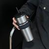 316 Stainless Steel Insulated Travel Mug - Large Capacity Straw Cup for Men & Women