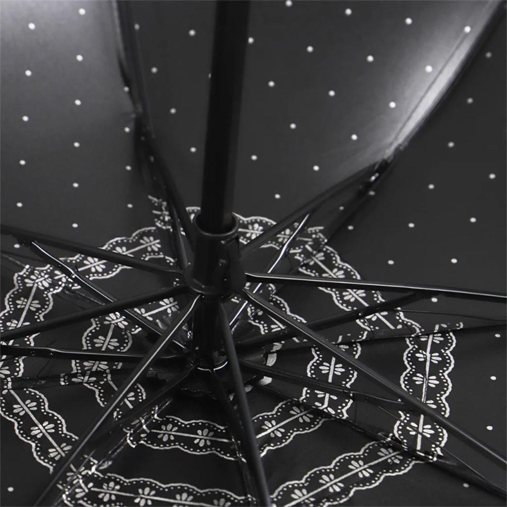 Vintage Lace Parasol Foldable Gothic Lolita Umbrella Lady Rain Anti-uv Protection Umbrella Dome Props Parasol Umbrella Lady