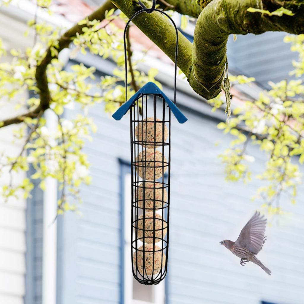 Outdoor Bird Feeder Fat Ball Food Dispenser Wild Bird Hanging Feeder