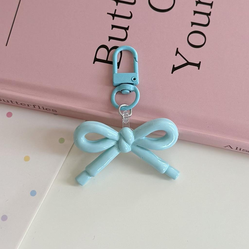 1 kus Kreativní design Sladká bonbónová barva Držák na klíče Dutý design Mašle Korejská móda Organizér na klíčenku Kawaii Studentské potřeby