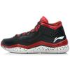 Li Ning WOW 3 Lightweight Anti Slip Mid Top Basketball Shoes Men's Black Red White ABAJ013-2
