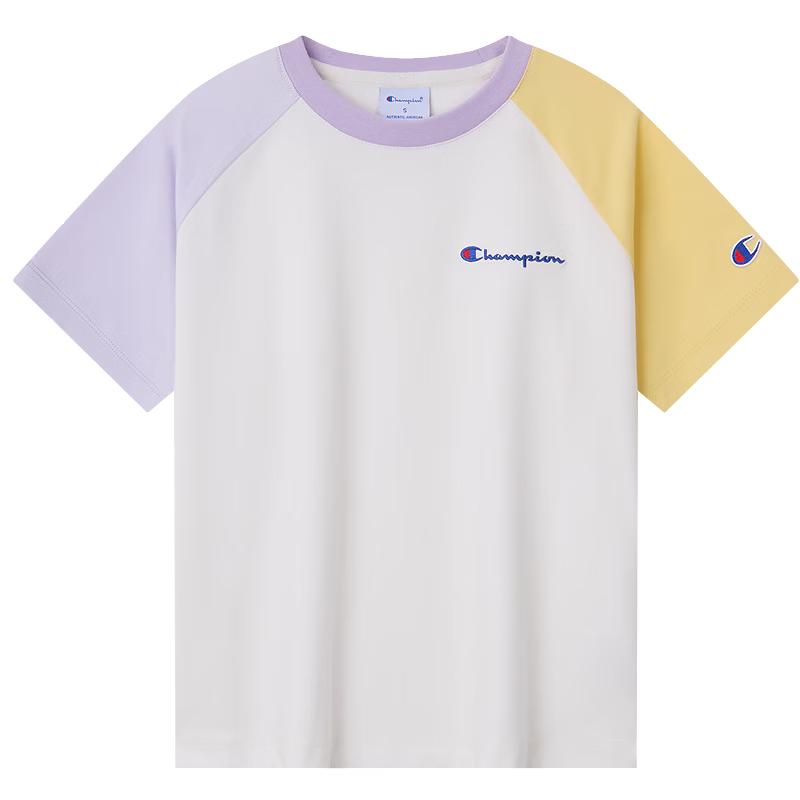 Champion Unisex Kids  Antibacterial Spliced Raglan T-Shirt XL