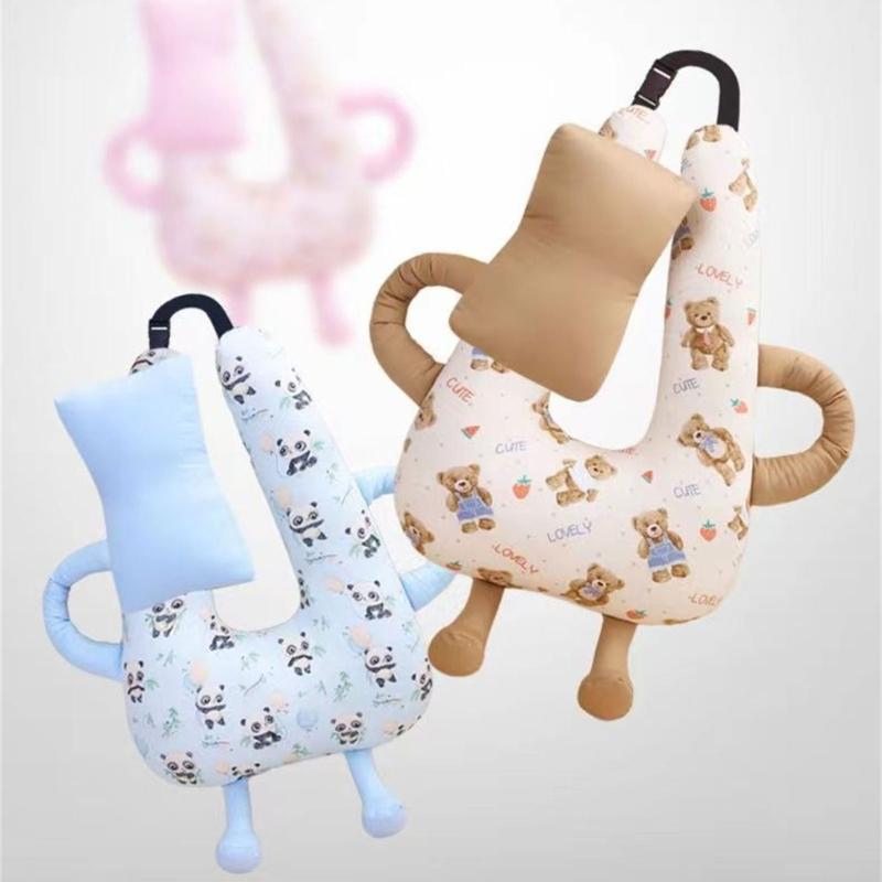 Portable Infant Neck Rest Support Pillow For Car Seats Strollers Comfortable Polyester Filling Easy To Clean Headrest