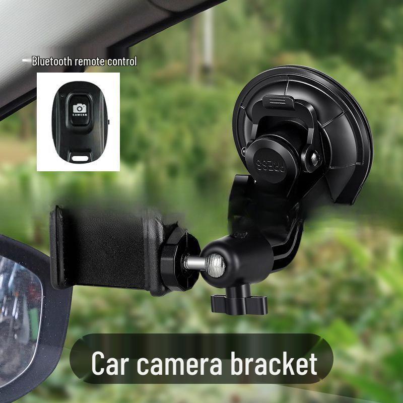 Car Suction Cup Phone Mount for Interior Selfies & Live Streaming