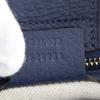 GUCCI Bamboo shopper small tote Handbag 336032 2WAYShoulder Navy blue Calfskin Women Used