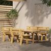 Day and Night - Day and Night Garden Dining Set 3 Pieces Impregnated Pine Wood