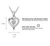 Ashley Jewelry Necklace, Sterling Silver 925, Heart Pendant, Cubic Zirconia, Women's, Party, Popular