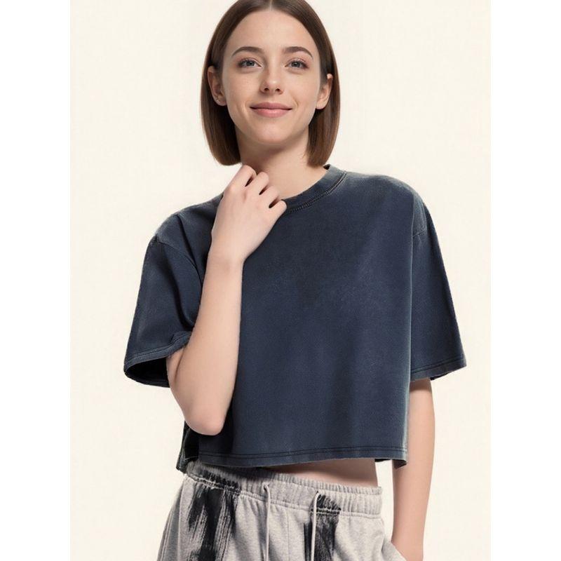 American Sexy Women's Overall Sexy Waist Hollow-out Short Sleeve T-shirt