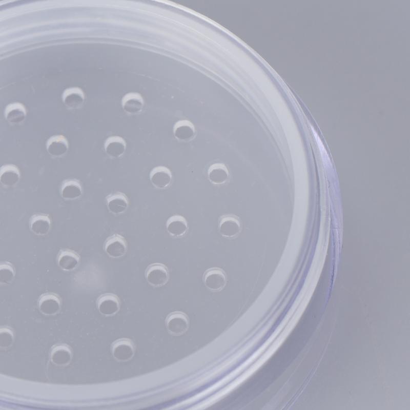 1Pcs Empty Loose Powder Pot With Sieve And Powder Puff Portable 5G Plastic Powder Box Travel Makeup Jar Sifter Container
