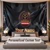 Custom Name Text Tapestry New Holland Personalized Polyester Wall Tapestry For Bedroom And Room