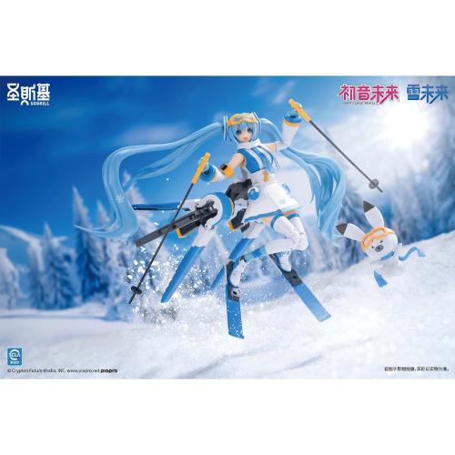 HiPlay SOSKILL Hatsune Miku: Kodama of the Freezing Point Ver. Snow Miku SSK-MIKU03 Pre-Colored Plastic Model Kit