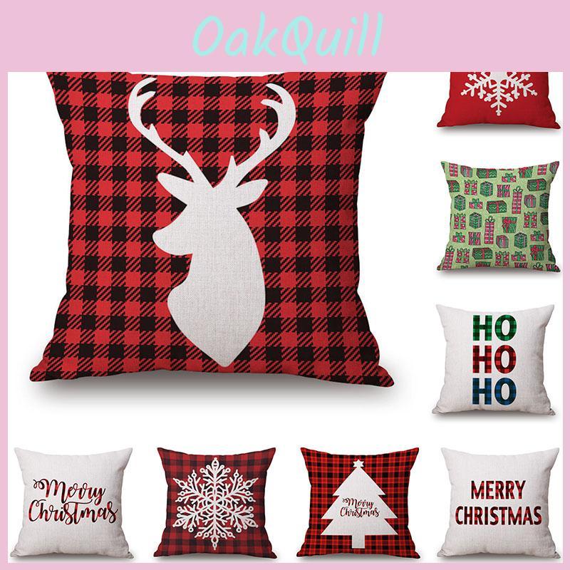 Charming Merry Christmas Xmas Gift Designed Throw Pillow Case Cover Cushion 18 X 18 Inch Timeless Style For Any Room In Your Home